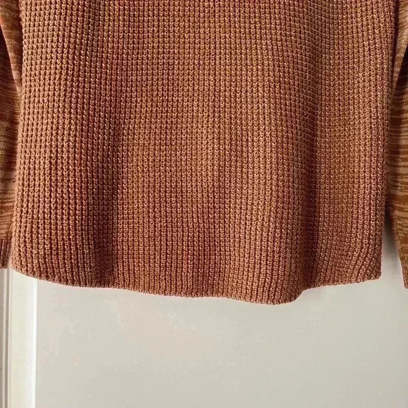INC Caramel Layered Sweater Women’s size medium - Picture 10 of 11